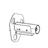 Zebra Kit, Media Supply Spindle for 40mm ID Cores, ZT610