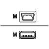Zebra USB2.0 - miniUSB2.0, USB A, Mini-USB B, USB 2.0, vyriškas/vyriškas, 0,48 Gbit/s