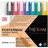 Artequipment ZIG POSTERMAN Medium, Juodas, Mėlyna, Žalias, Light Mėlyna, Rožinė, Raudona, Baltas, Geltona, Odorless, 8 pc(s)