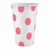 GoDan Popieriniai puodeliai su rožiniais taškeliais, 6vnt., 250ml