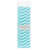 Popieriniai šiaudeliai SHAKE su juostelėmis, mėlynos sp., 25cm, 10vnt.