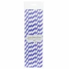 Popieriniai šiaudeliai SHAKE su juostelėmis, purpurinės sp., 25cm, 10vnt.