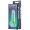 BEYOND BY TOYFA Dick Glow Žalias 13cm