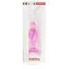 LOVETOY 4.5" Glass Romance Dildo Rožinė