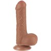 LOVETOY 7 colių slankioji oda, dviejų sluoksnių Dong Brown