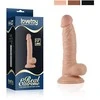 Lovetoy 7,5 colio ilgio itin stiprus vibruojantis dildo su minkšta oda