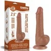 LOVETOY 7.5'' slankiojančios odos dvisluoksnis dong'as, rudas