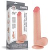 LoveToy 9 colių slankiojančios odos dvisluoksnis Dong minkštimas
