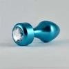 LOVETOY Aliuminio Anal plug Mėlyna