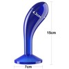 LOVETOY Flawless Clear Prostate Plug 6.0'' Mėlyna
