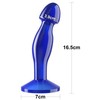 LOVETOY Flawless Clear Prostate Plug 6,5'' Mėlyna