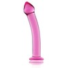 Lovetoy Lekko zakrzywione dildo proste rožinė 18,5 cm