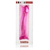 Lovetoy Lekko zakrzywione dildo proste rožinė 18,5 cm