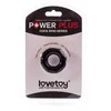 LoveToy POWER PLUS Cockring Juodas