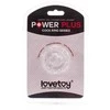 LoveToy POWER PLUS varpos žiedas skaidrus