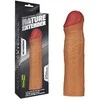 Lovetoy Nature Pridėkite 2 colių revoliucinį silikoninį natūralios tekstūros ilgintuvą