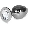 LOVETOY Rosebud Classic Metal Plug L(Sidabrinis)