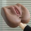 „Lovetoy“ masturbatorius, juodaodis, realistiškas, su makštimi ir išange.