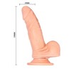 LYBAILE Barbara Mark Multi Speed Real Vibratorius 15 cm Minkštimas