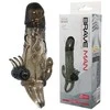 Pierscienie I Nakadki LYBAILE Brave men Vibro Penis Sleeve Juodas