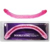BAILE Ilga dviguba dildo rožinė lesbiečių seksui