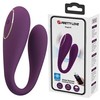 PRETTY LOVE C-TYPE Pretty Love August App-Controlled Double Vibrator Violetinė Silicone 12 Modes