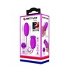 Pretty Love Daisy Dual Egg Rechargeable Device Violet Silicone
