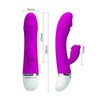 Pretty Love Flirtation Rožinė Pretty Love David Dual-Motor Intimate Machine with 30 Modes, Rožinė, 185mm