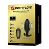 Pretty Love Bottom Pretty Love Electrostimulation kištukas vibruojantis analinis kištukas 9cm