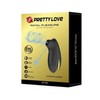 PRETTY LOVE C-TYPE Pretty Love Stimulating Waves Juodas Rechargeable Intimate Device