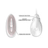 Pretty Love Flirtation Rožinė Pretty Love Passionate Lover Suction &amp; Vibration Intimate Device Rožinė