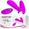 Pretty Love Massager 12 Modes Wireless Remote Violetinė