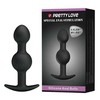 Pretty Love Svakom Weighted Double Silicone Plug with Internal Motion System Juodas