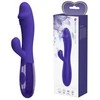 Pretty Love Snappy Youth Violet Dual-Function Rechargeable Massager