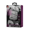 Pretty Love Trumpikės strap-on su wibrującym penisem spalva juoda