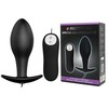Pretty Love Bottom Pretty Love Anchor Shape Silicone Plug 12 Vibration Modes Juodas 85mm