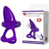 Pretty Love Male Pretty Love Vibrating Partner Ring 10 Modes Violet Silicone