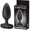Pretty Love Anal plug vibruojantis sekso kištukas 10 režimų 11cm
