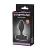 Pretty Love Plug analinis kištukas su vibracija mažas kištukas 8cm