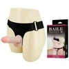 BAILE Rinkinys dirželiai 2x tikroviški dildo 10cm