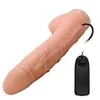 BAILE Dildo lenktas penio siurbtukas nuotolinio valdymo pultelis 28 cm