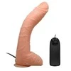 BAILE Dildo lenktas penio siurbtukas nuotolinio valdymo pultelis 28 cm
