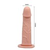 BAILE Vibruojantis dirželis, nuimamas tikroviškas dildo