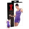 Late X Latex Mini Dress violetinė M
