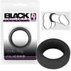 Black Velvets Juodas Velvets Cock Ring 3.8 cm
