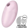 Satisfyer Vulva Lover 3 Dual Air Pulse System, Compact, Rožinė, Silicone