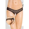 SOFTLINE G-String 2446 - juodas M/L