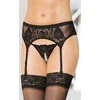 SOFTLINE Garterbelt 3319 - juodas M/L
