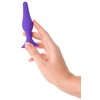 Toyfa A-TOYS, Analinis kištukas, Silikonas, Violetinė, 10,2 cm