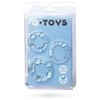 Toyfa A-TOYS, Griebtuvų rinkinys, 3 vnt.TPE,Permatomas, O 3,5 / 3/2 cm